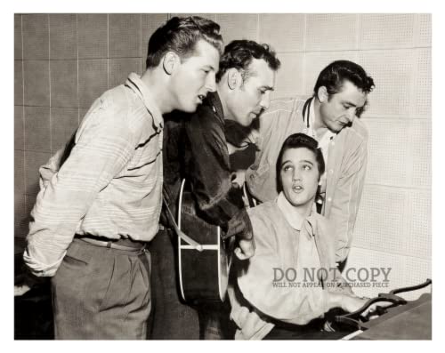 Affiche d'art Million Dollar Quartet pour décoration salon vintage