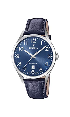Preisvergleich Produktbild Festina Herren Analog Quarz Uhr mit Leder Armband F20467 / 2