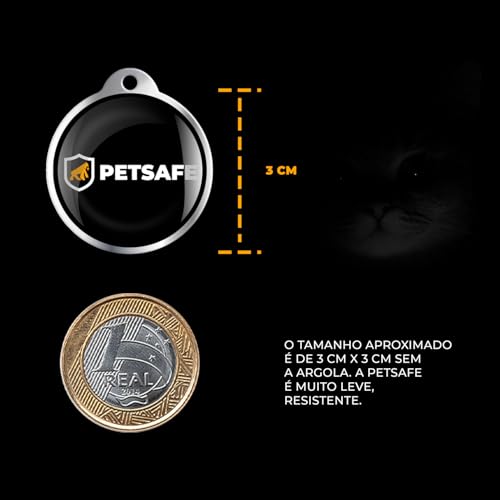 Gshield Pingente Tag de Identificação para Coleira de Cães e Gatos com QRCode, Grave Informações de