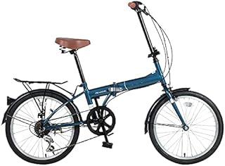 ITOSUI 20 Inch Folding Bike, Carbon Steel Foldable Bicycle Small Unisex Folding Bicycle 7-Speed Variable Speed, Front V Brake And Rear Brake, Adult Portable Bicycle City Bicycle