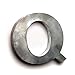 The Country House Collection Tin Letters (Q)