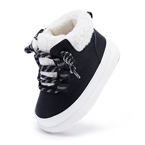 BMCiTYBM Baby Snow Boots Winter Shoes Infant Boys Girls Booties Non Slip Cold Weather 6-24 Months