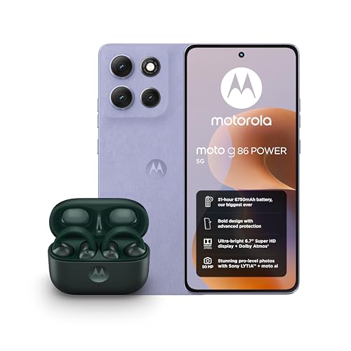 Motorola G86 8+256 Cosmic Sky and Moto buds loop - Green option