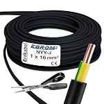 EBROM – EBROM Erdkabel Erdungskabel NYY-J 1x16 mm² Starkstromkabel P