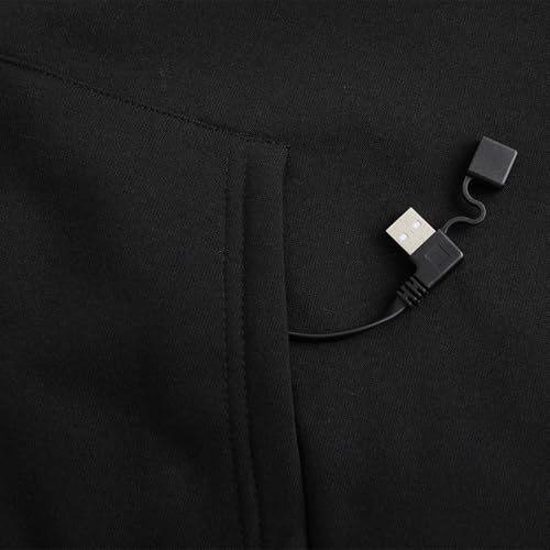 Heated Hoodie Unisex Sweatshirt Warm Clothing Rechargeable Heated Jacket With Usb4