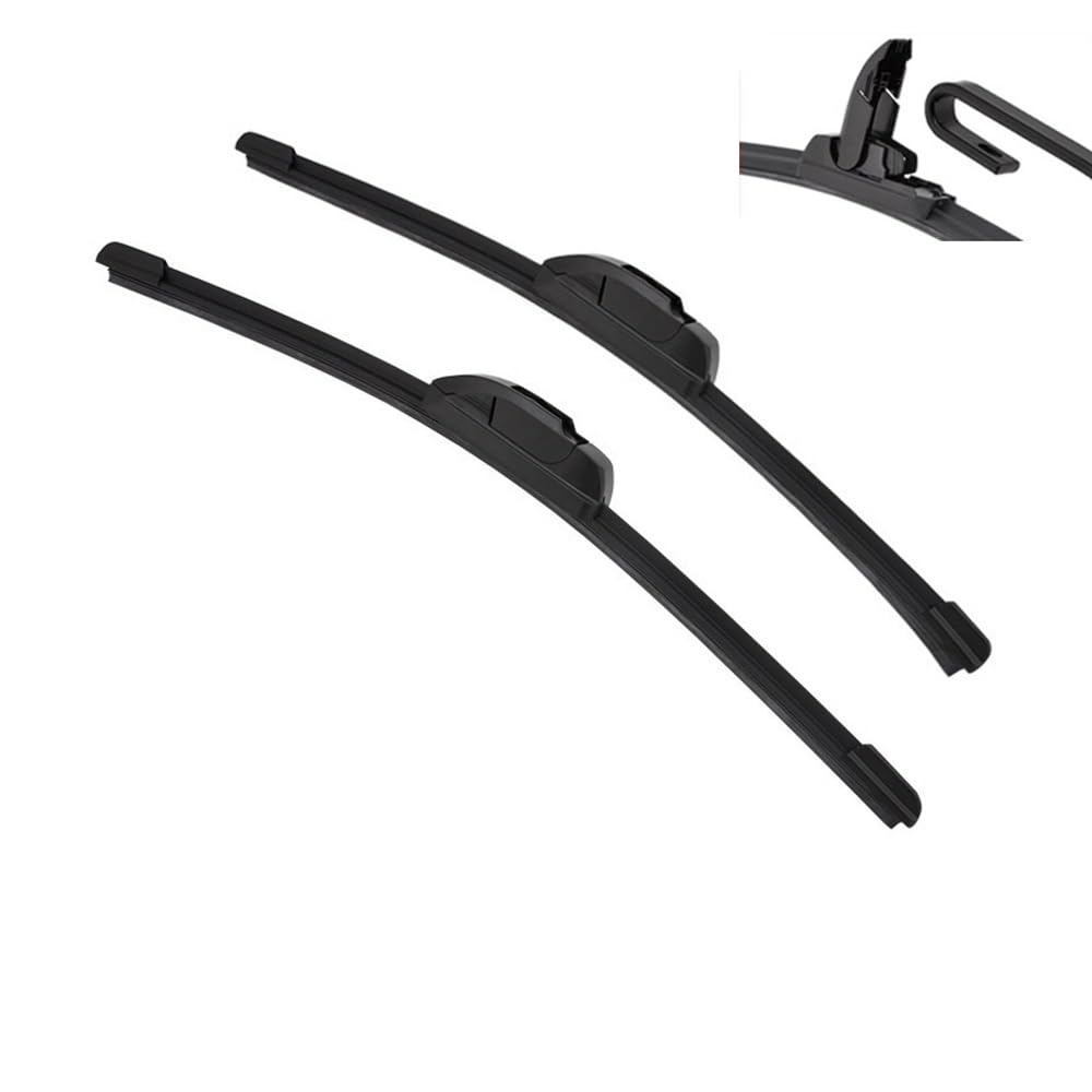 Tergicristallo per Auto, Spazzola tergicristallo per Parabrezza, lunotto Anteriore, spazzole tergicristallo per Parabrezza, Gancio a J, Accessori per Auto per Dacia Duster MK1 20"+20" 2009-2012,