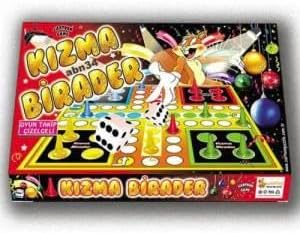 K zma Birader oyun seti oyun takip  izelgeli,30x30cm oyun alan +16 plastik piyon+zar pakete dahildir