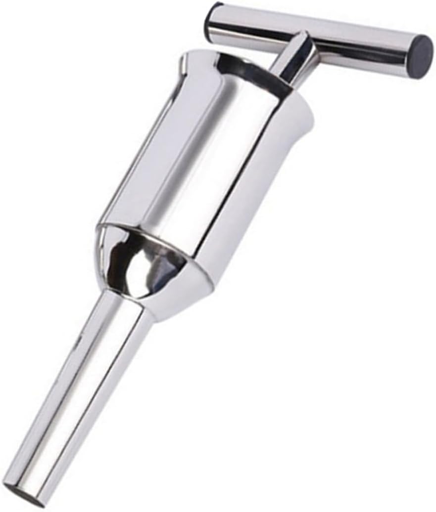 Healifty Stainless Steel Sausage Stuffer Small Kit for Home Use Meat Filler Tube for Ground Beef Pork Turkey Venison Easy to Clean Food Grade Sausage Making Tool