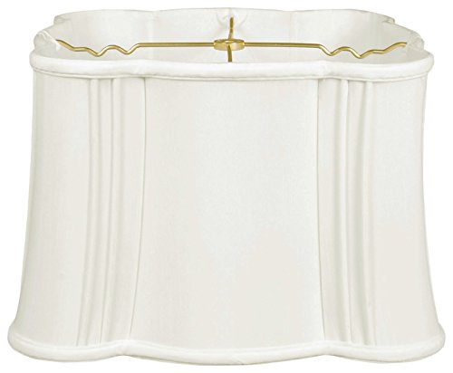 Best Review Royal Designs, Inc BS-401-15WH lampshade, 14 x 15 x 9.5, White