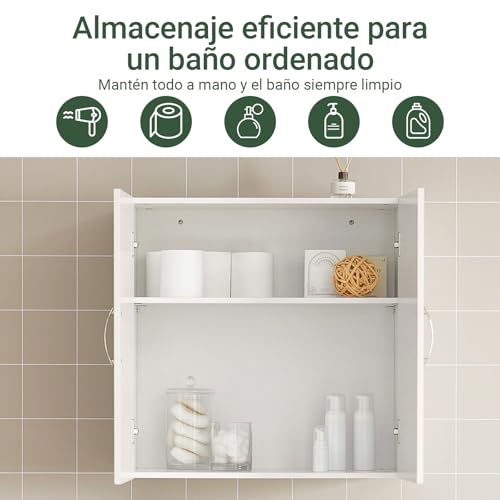 image for Haotian Wall Cabinet Laundry Room, Medicine Cabinet for Bathroom Kitch