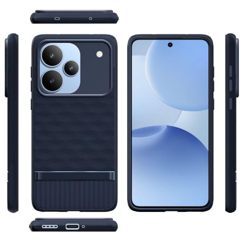 Image of Shockproof Case for Realme P4 5G | Full Camera Protection | TPU Flexible Back Cover for Realme P4 5G (Steel Blue)