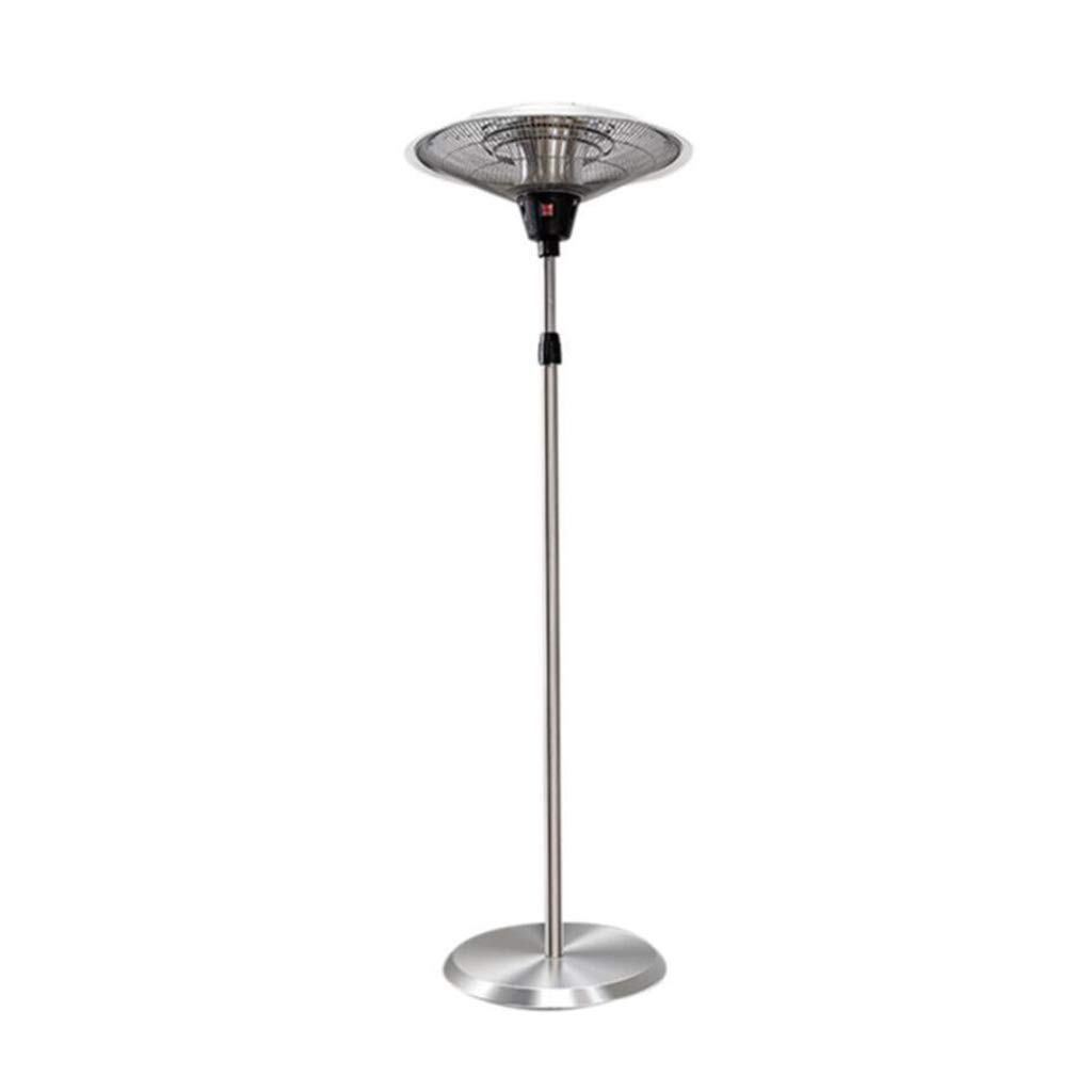electric umbrella patio heater SUNHEAT Propane in Black Product Descriptions Outdoor heater Black Round Stand up Mounted