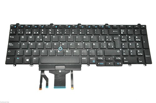 Preisvergleich Produktbild Dell Latitude E5550 Tastatur mit spanischer Hintergrundbeleuchtung, HYRF9