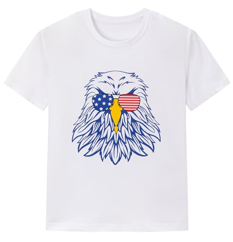Image of Ainuno Boys Girls Shirts Funny Summer Short Sleeve Shirt Crewneck Graphic Tees