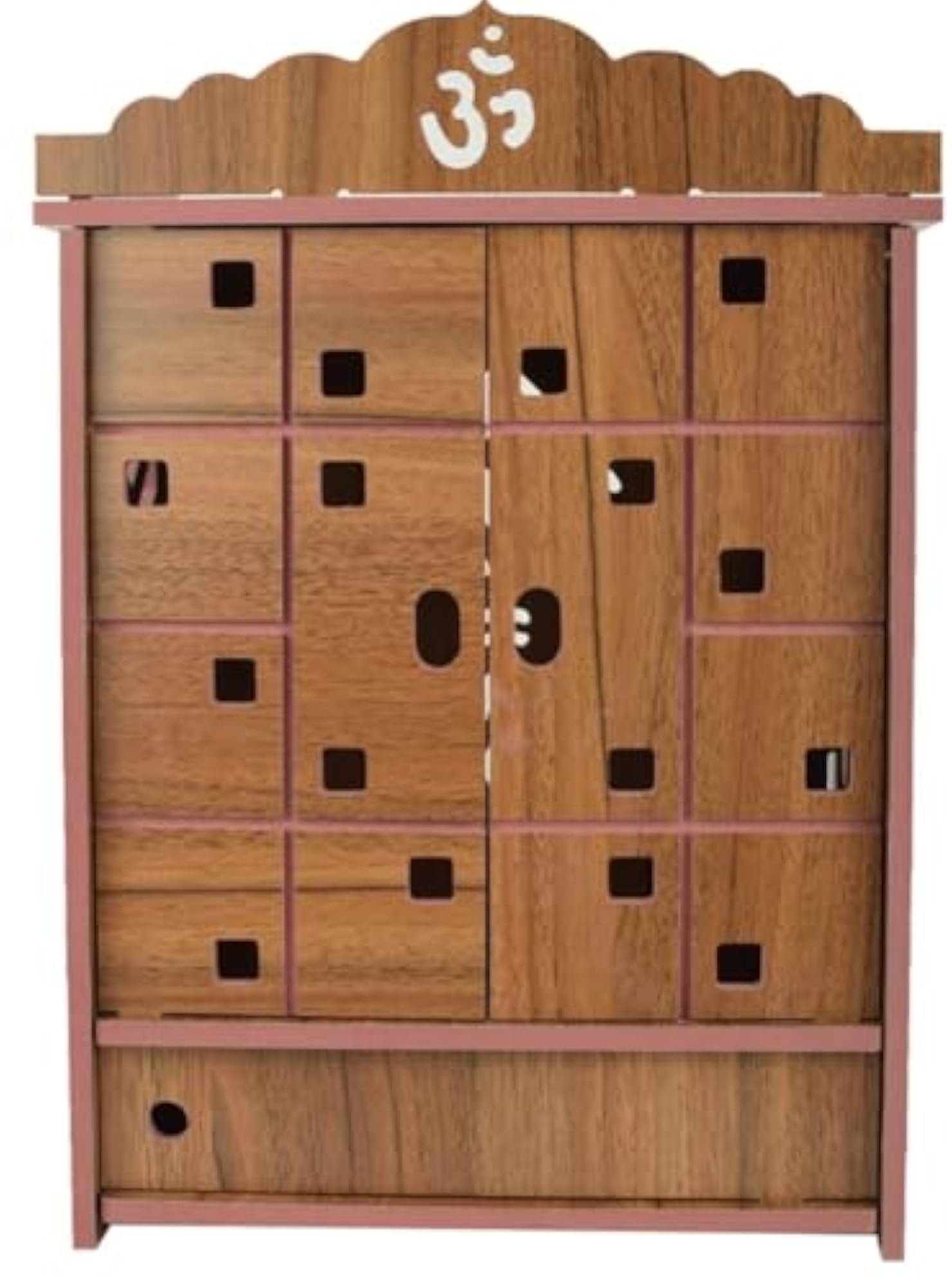 Wooden Wall Mounted Pooja Mandir for Home