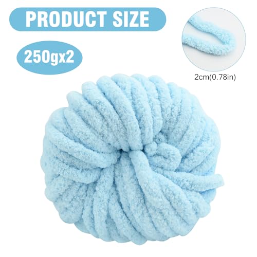 Chunky Wool Yarn 250g × 2 - Image 2