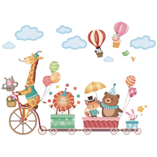 Vinilo Decorativo Animal Circo para Pared Infantil
