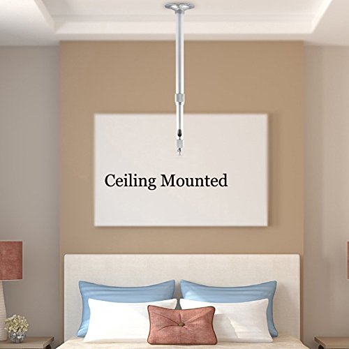 Erisan Wall Mount & Ceiling Mount Bracket Stand, Adjustable Height Tilt/Swivel Mounting Device For Mini Projector, Cctv Dvr Camera, Home Surveillance System - Pcmm6 #TOP5