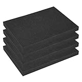 Rasterschaumstoff 400x300mm Schaumstoff Zuschnitt 4 Stück Schaumstoff Werkzeugeinlage (2.5cm Dicke)