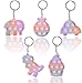 Mini Pop Schlüsselanhänger Set Push Ostern Geschenk Its Fidget Toy Klein Poppet Anhänger Anti Stress Popet Jungs Up Sensory Spielzeug Bubble Geschenke Jungen Mädchen Kinder Dino Dinosaurier