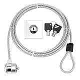 Câble Antivol pour Ordinateur Portable et Tablette, Cable Antivol PC Portable, Câble de Sécurité Antivol, Serrure de Sécurité en Acier avec 2 Clés,Antivols Telephone Portable, pour Protection