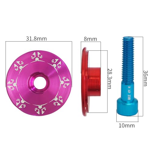 TiTo Titanium Bicycle Stem Bike Stem MTB Mountain Road Handlebar Stem 25.4mm/31.8mm X Length 50/60/70/80/90/100/110/120mm (X Style 31.8mm, Length 90mm)