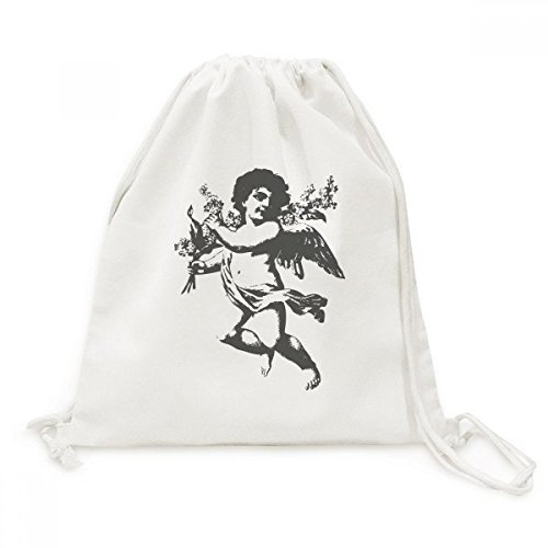 Voyage sac à dos cordon Baroque Angle Motif en toile illustration
