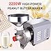 ZOCWJK Peanut Butter Maker Machine - Commercial Electric Grain Grinder for Nuts and Seeds - Stainless Steel Sesame and Walnut Milling Machine?(