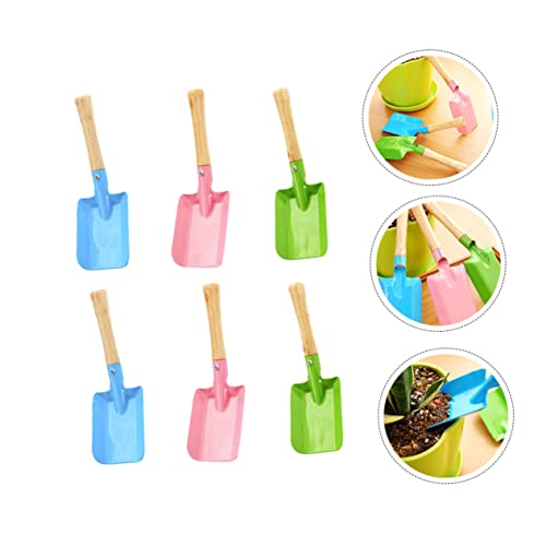 Asakkura 6 peças de mini espátula ferramentas domésticas colher de cocô de metal, ferramentas de jar