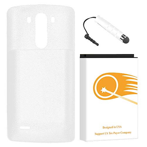 Long Endurance 10100mAh Extended Battery Back Cover Pen Compatible with Compatible with G3 D851 T-Mobile Cellphone
