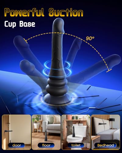 Image of Beisar 3 in 1 Prostate Massager Anal Dildo - Powered Vibrating Butt Plug Male Sex Toys for Men Vibrator with 9 Wave Wriggling Thrusting Modes, Anal Dildo Plug Adult G, P-Spot Vibrator Remote Control