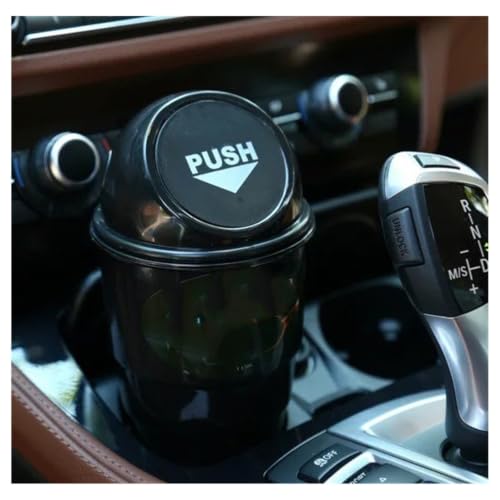 Basurero para coche para puerta que soluciona la falta de espacio y posavasos trasero