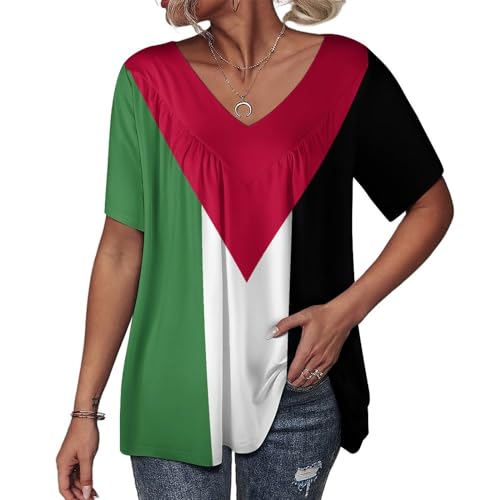 TAIZIYEAH Palestine Flag Womens Sports Vest Casual for Women Spring Summer Party Clothes product thumbnail 12