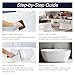 FURRELOR Tub and Tile Refinishing Kit, Tub Paint 16oz with 10pcs Tools, Tile Paint Kit Shower Bathtub Paint Water Based & Low Odor, Easy to Use Sink for Bathroom Kitchen, Semi-Gloss Black, 25-30sq.ft