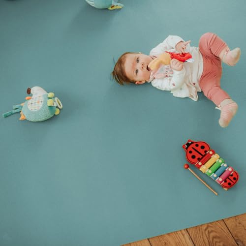 Sanosoft® Krabbelmatte Made in Germany & Öko-Tex - 120cm X 200cm Petrol