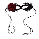 AEKZOX 1 pieza Halloween Mask, Máscara Mascarada Mujer Hombre Media Cara Máscara, Antifaz Halloween, para Mascarada Halloween Carnaval