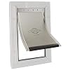 PetSafe Staywell Aluminium Hundeklappe, Langlebiger Aluminium-Rahmen, Magnetverschluss, Für Hunde bis 100 kg, Größe XL