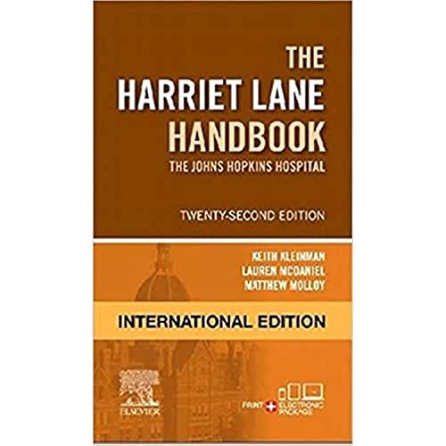The Harriet Lane Handbook The John Hopkins Hospital (Ie) 22Ed (Pb 2020)