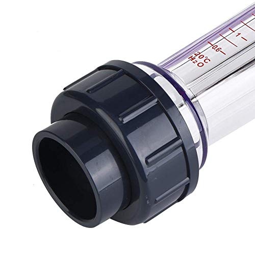 Débitmètre de liquide, 0,6-6 m³/H Type de tube ABS haute précision Débitmètre d'eau Diamètre intérieur 50 mm/2 pouces