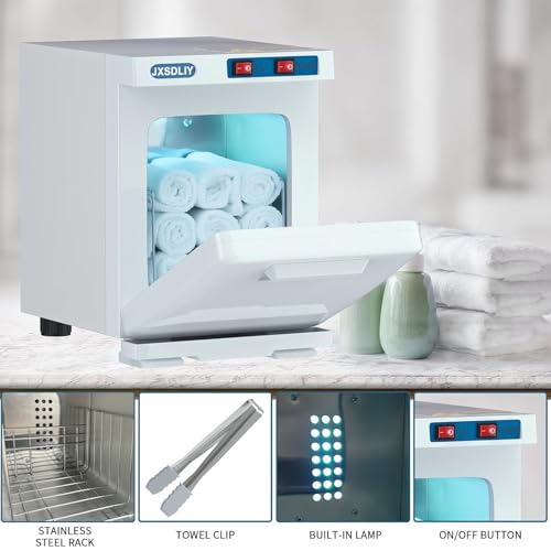 JXSDLIY Aquecedor de toalha quente pequeno para spa casa salão esteticista 2 em 1 5L mini toalha que
