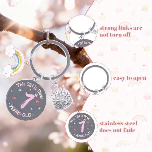 Belillpipi Birthday Gifts for 7 Year Old Girls, Presents for 7 Year Old Girls, 25 oz Tumbler Set 7th Birthday Gift for Girl, Daughter, Sister, Niece, Granddaughter - Image 6