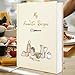 Hardcover Recipe Book to Write in Your Own Recipes - Waterproof Blank Cookbook with Elegant Cover in Sage Green, Blush Pink & Beige | Aesthetic Recipe Notebook Organizer | Gift for Home Chefs (Oat)