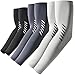 ROCK TAKIN UV Sun Protection Arm Sleeves for Men Women, UPF 50+ Cooling Sun Sleeves to Cover Arms Sports Compression Covers for Golf Baseball Football Work Running Cycling Driving - 3 Pairs