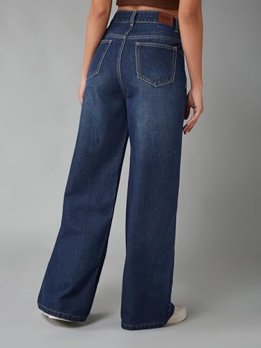 Image of Dolce Crudo Women's High Waist Straight Fit Jeans