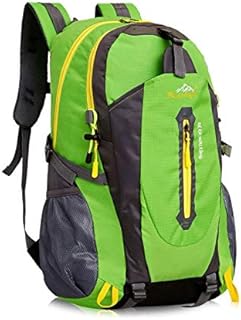 40L Lightweight Hiking Backpack, Baishiqi Multi-functional Water-resistant Casual Camping Trekking Rucksack for Cycling Travel Climbing Mountaineer Outdoor Sport - Green