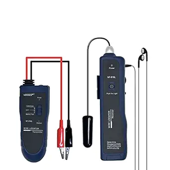 RockyMars Upgrade Underground Cable Wire Locator for Invisible Fence for Dogs, rj11 rj45 Cable, Circuit Breaker Finder, Electric Fence Wire, Wire Tracer, Wire Break Locator, etc.
