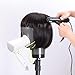 HOMEGOAL Hair Dryer Wig Stand Holder Mannequin Head, Drying Wig From Inside to Outside, Quickly, Easily, For Lace Scalp Cap Net (Light Grey)