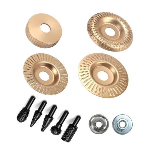 11PCS Angle Grinder Polishing Pad, Wood Carving Disc Set