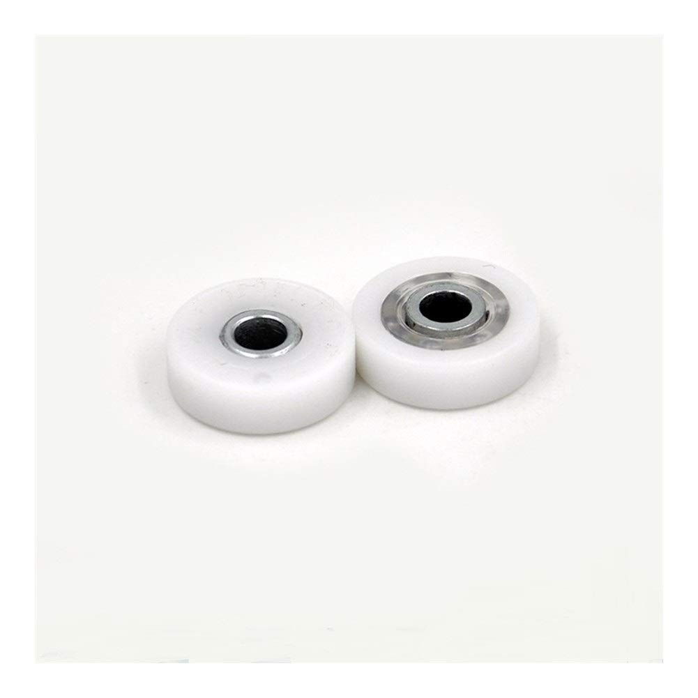 Roulement de poulie à vis 5x19x6mm DR19K5-6 en plastique POM pour porte et fenêtre