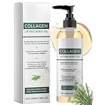 Collagen Lifting Body Oil,Firming Body Oil,Cellulite Massage Oils,Moisturizing Oils,Collagen Oil for Skin Tightening,Natural Hydrating,Skin Care for Scars,Wrinkles & Stretch Marks,Smooth Skin Texture